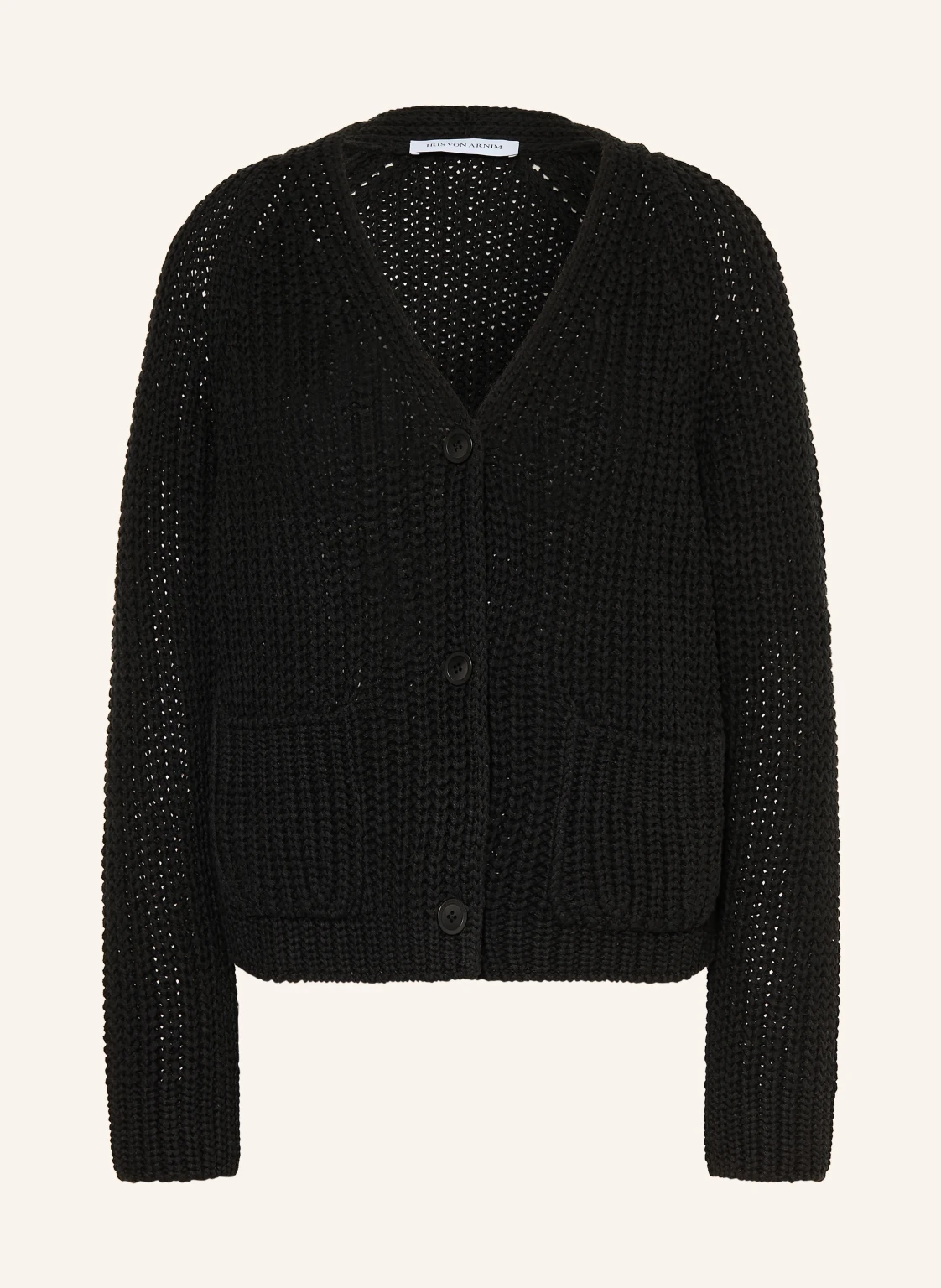 IRIS von ARNIM Strickjacke ALIVA mit Seide und Leinen