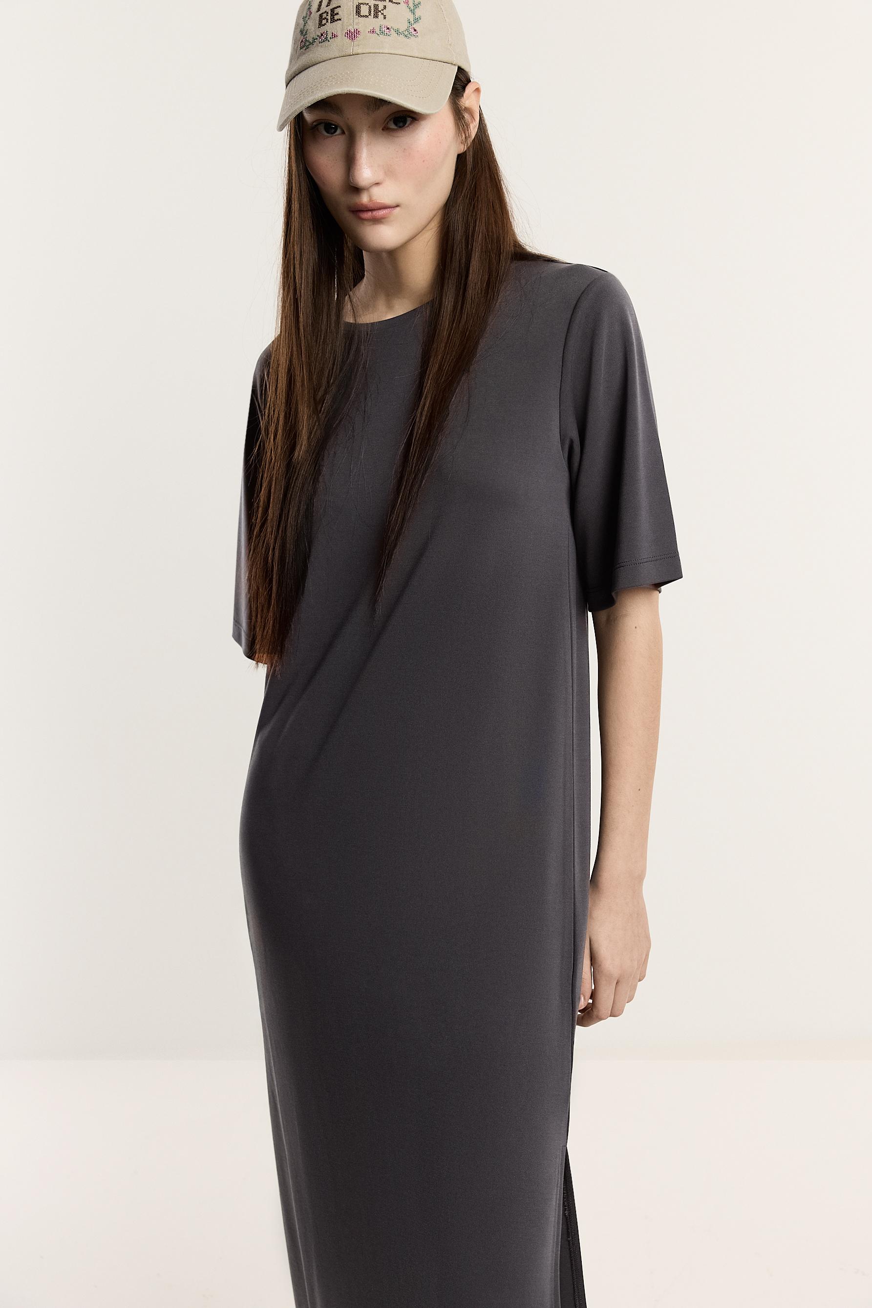 Vestido midi fluido