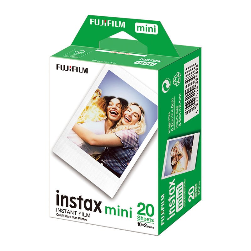 Instax mini fotopapier dubbel - 20 stuks