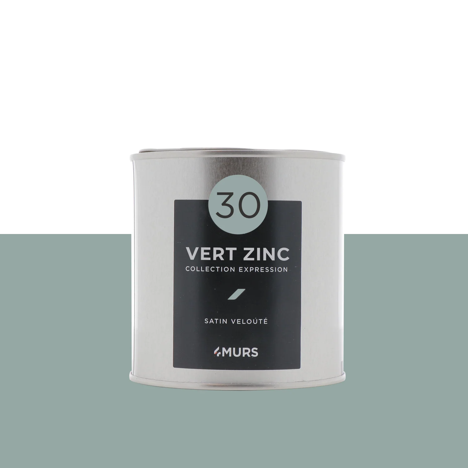 Expression Peinture Finition Peinture vert zinc Satiné 0,5 L