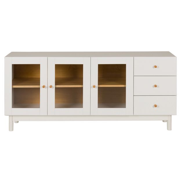 MÍNIMO BUFFET 3 PORTAS/3 GAVETAS 1,50 M X 38 CM