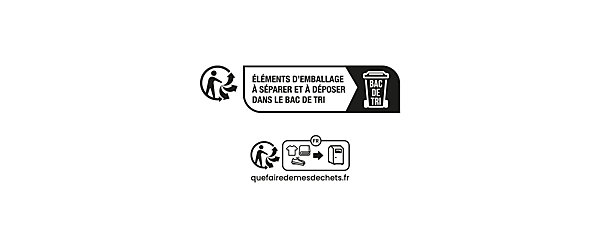 2 paniers de rangement Koros bleu nuit GoodHome