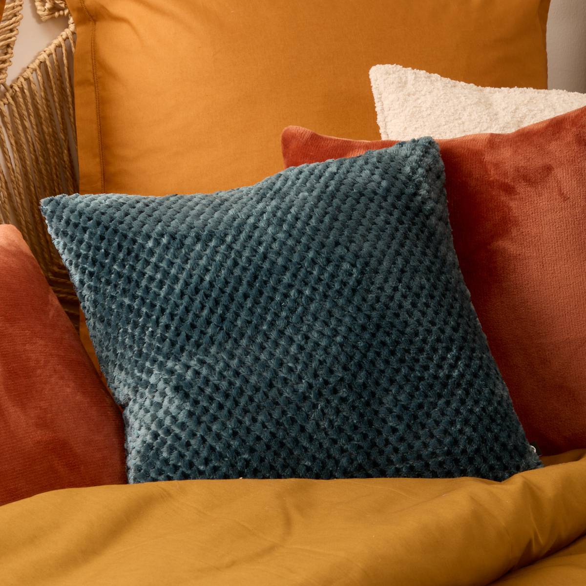 Cushion "Lyno" Blue, 40x40 cm