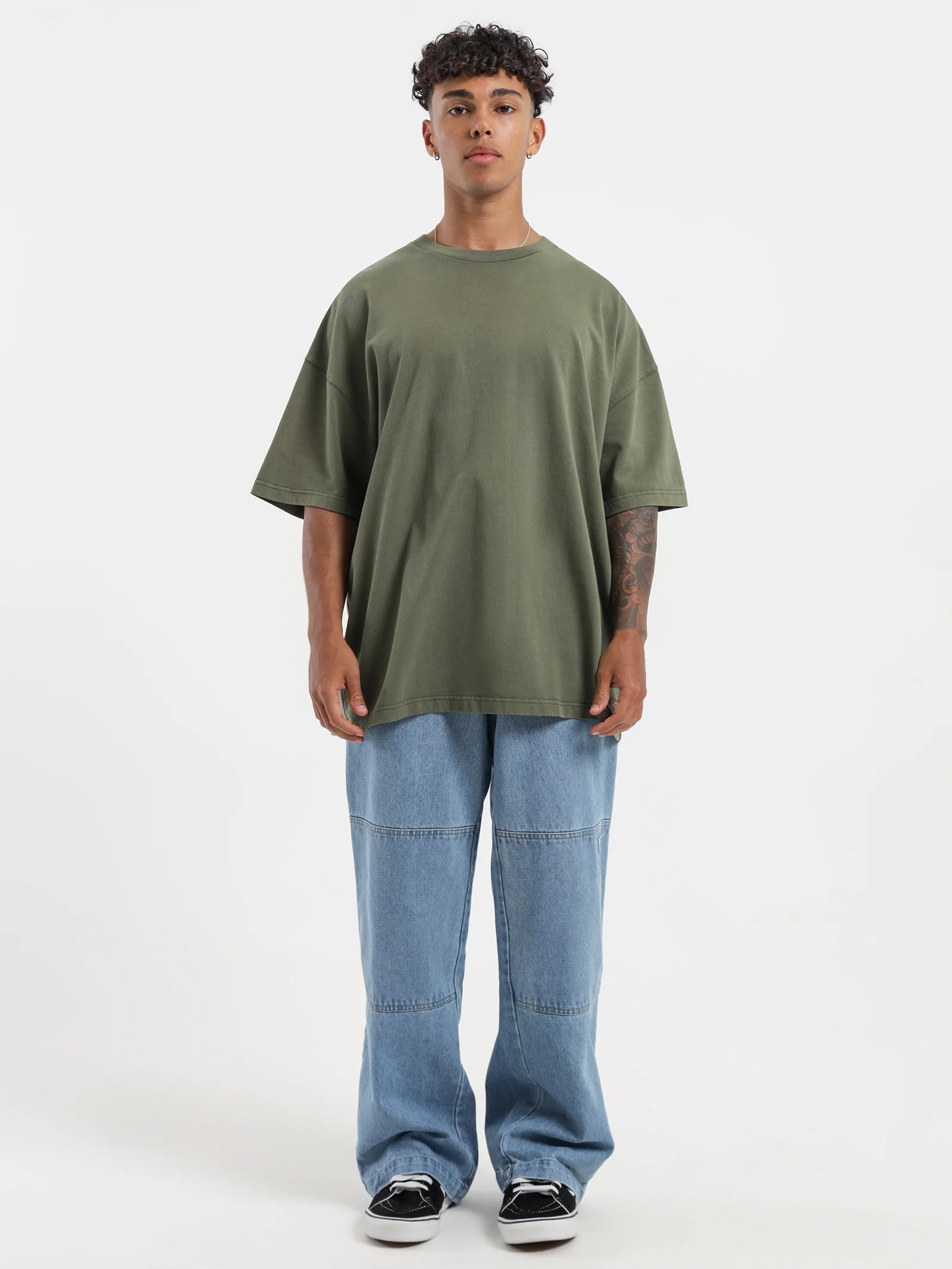 85-283AU Double Knee Jeans