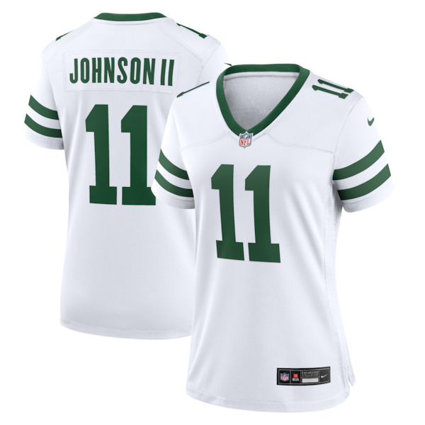Jermaine Johnson II New York Jets Nike Women's Alternate Game Jersey - Spotlight White/Green