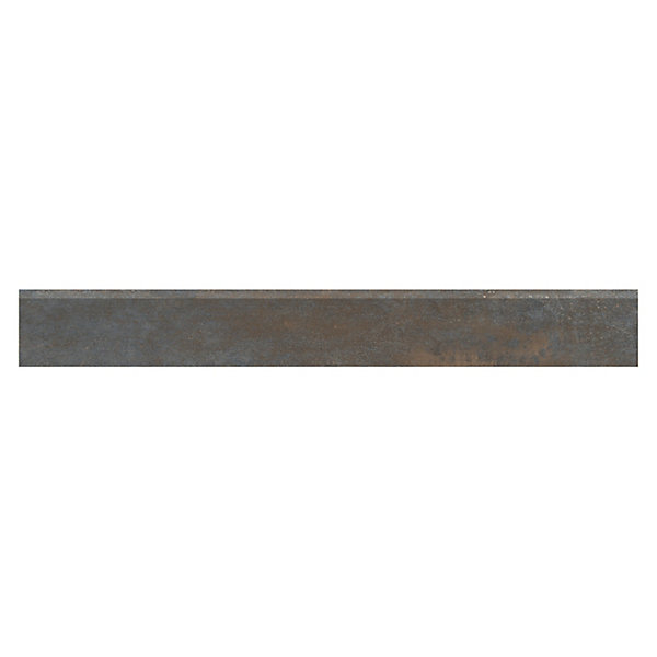 2 Plinthes carrelage effet béton marron cuivré L.60 x l.7,5cm x ép.7,4 mm, Upper