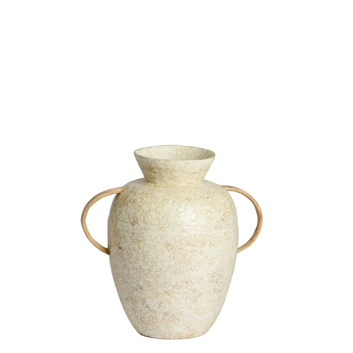 Light & Living vaas Leri - wit - Ø30cm