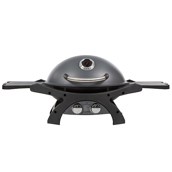 Barbecue à Gaz portable 5200W Grille de cuisson fonte émaillée 58 x 42.5 cm 2 Bruleurs PIT BOSS