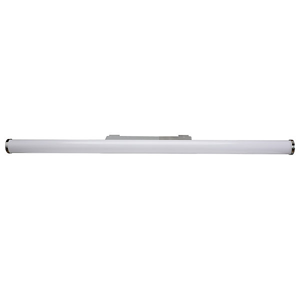 Applique murale Yucata LED intégrée 800lm 8W IP44 Ø4,1cm blanc neutre GoodHome argent