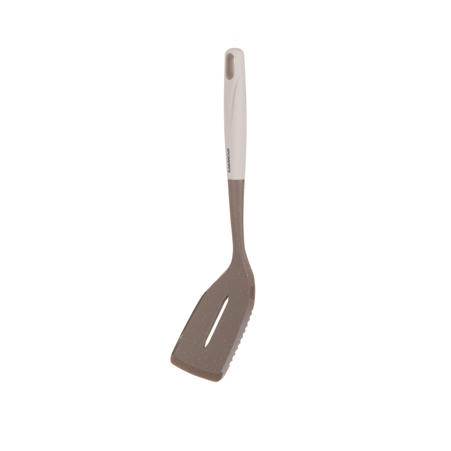 Paletta forata in nylon 34 cm marrone