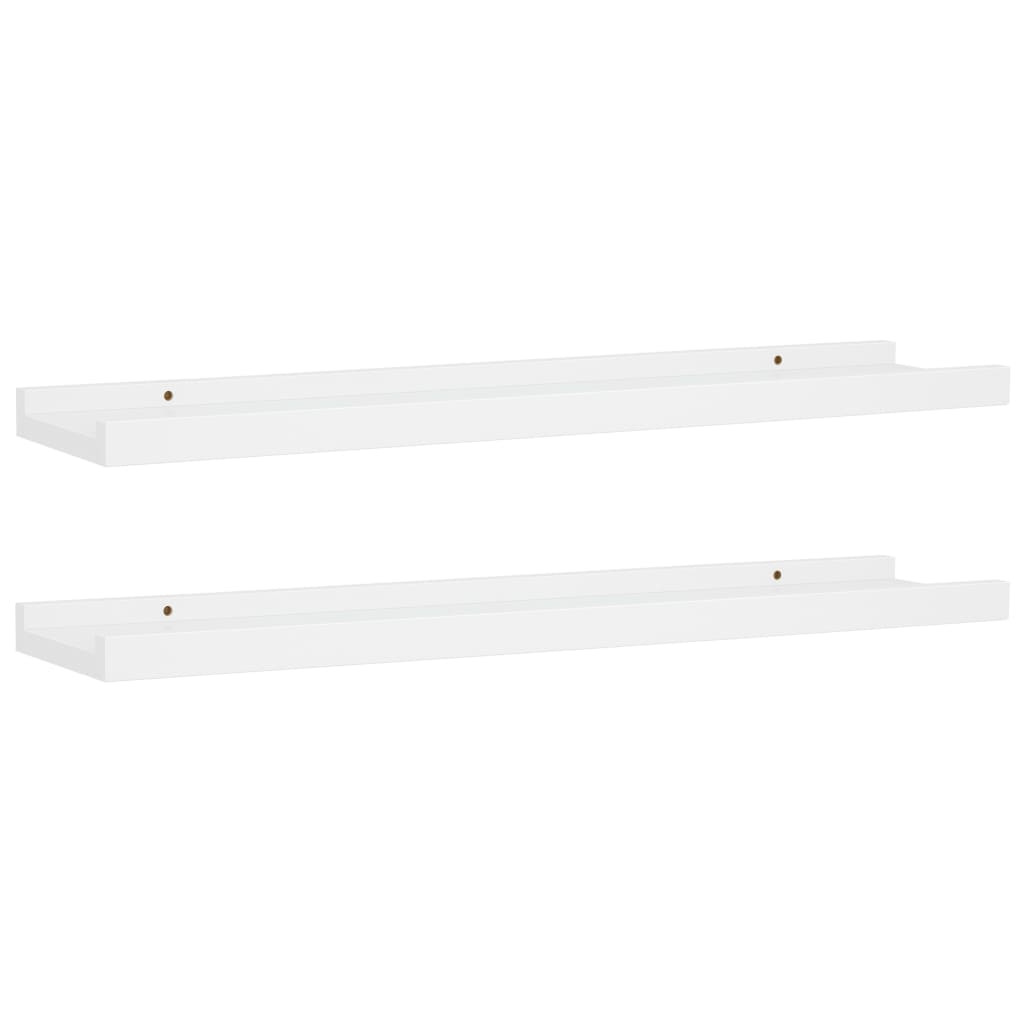 Półka na zdjęcia Biały 60 x 9 x 3 cm MDF vidaXL