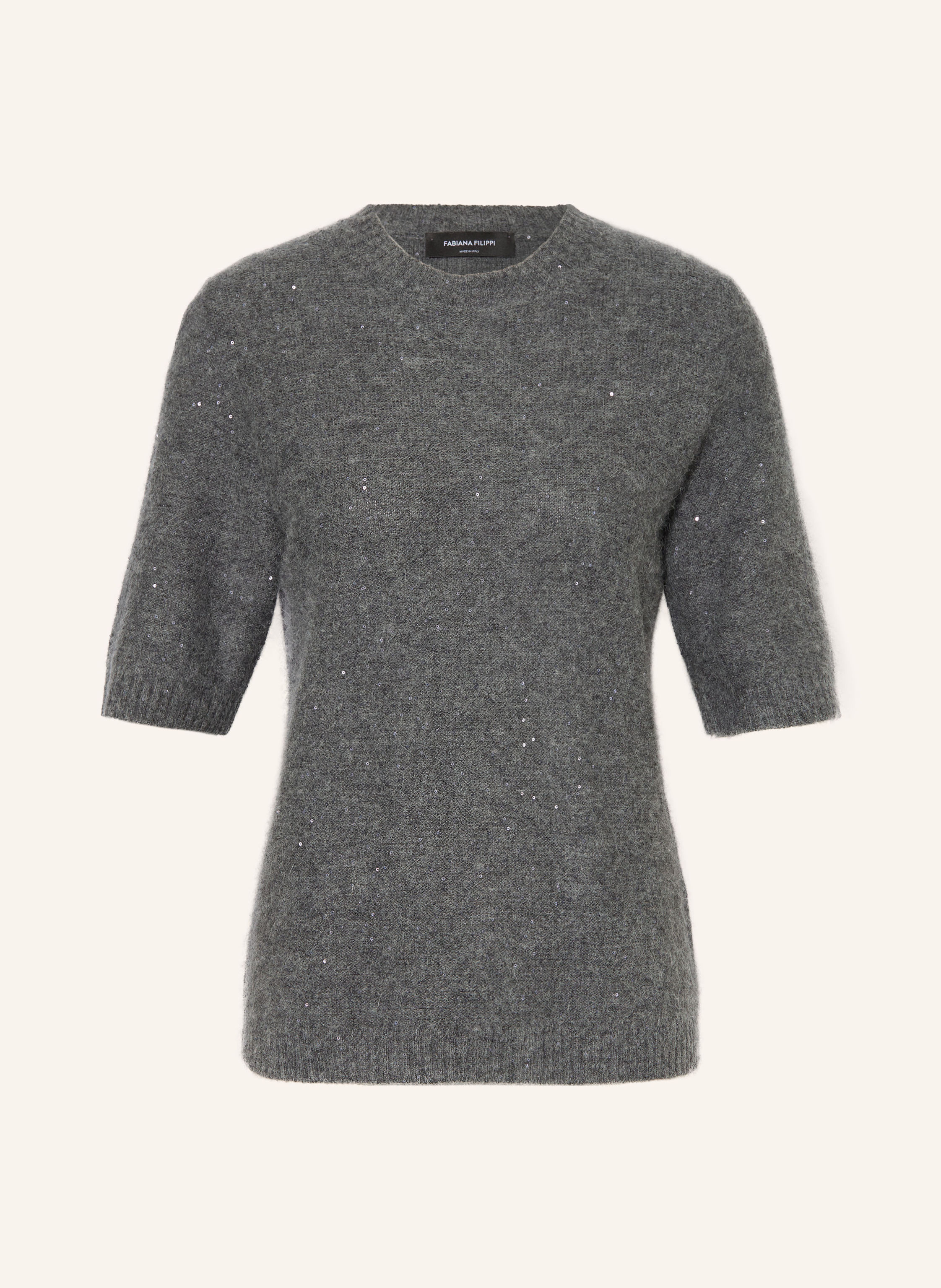 FABIANA FILIPPI Strickshirt mit Pailletten