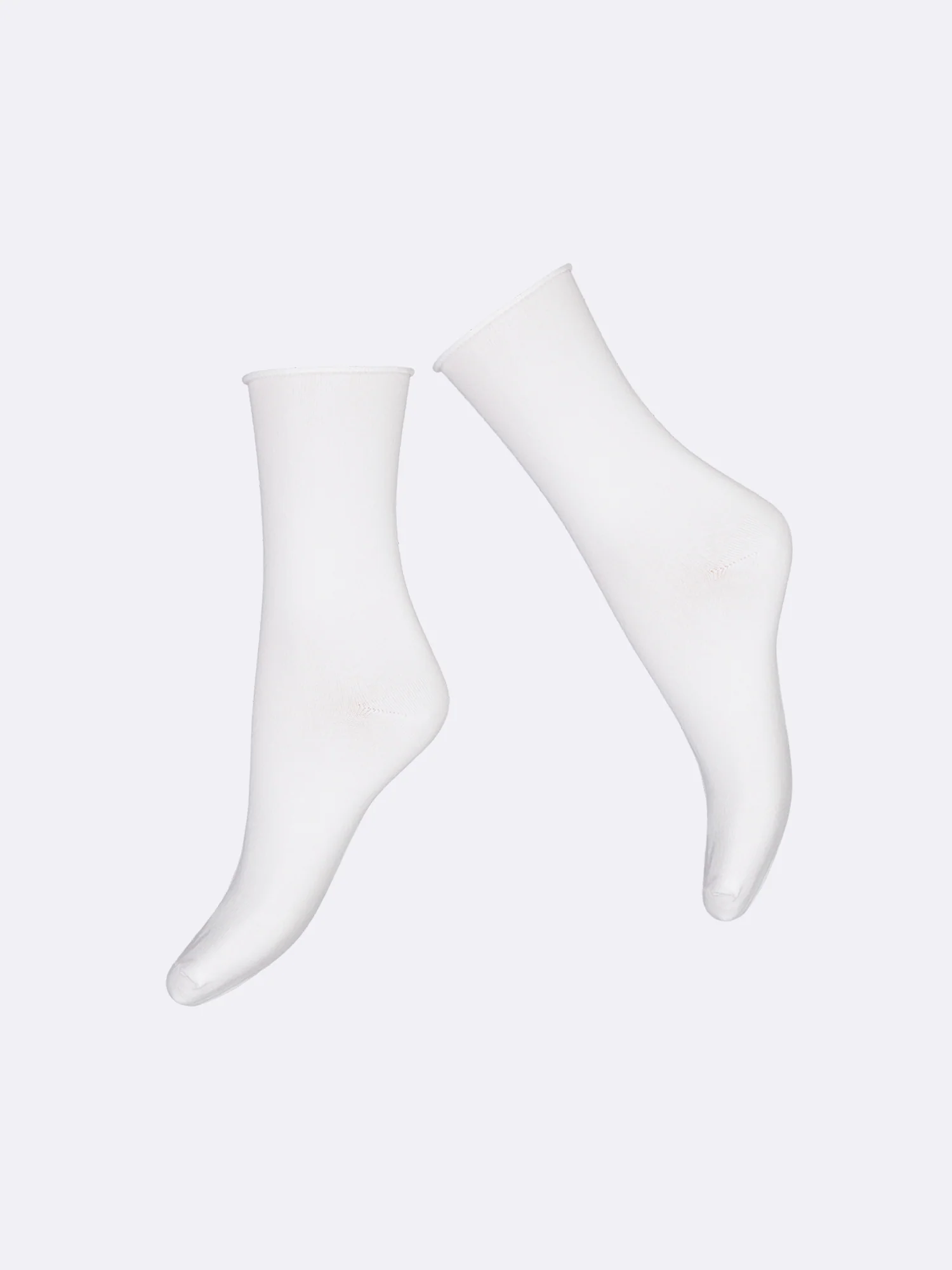 COTTON COMFORT CUFF nilkkasukat - valkoinen