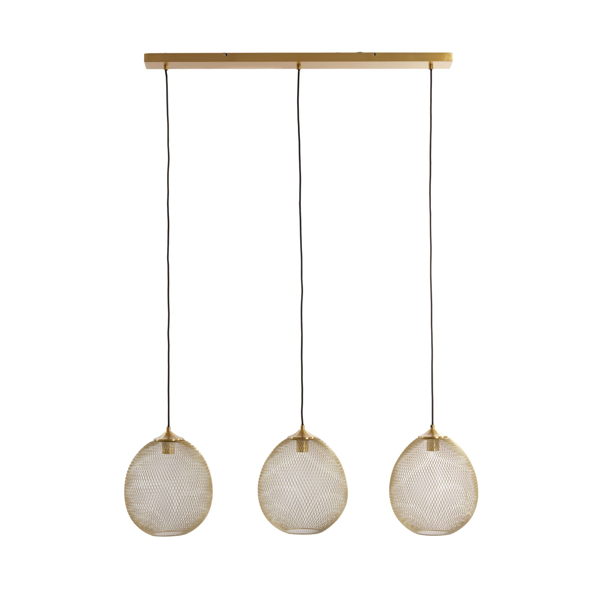 Light & Living hanglamp Moroc - goud - 30x104x34cm