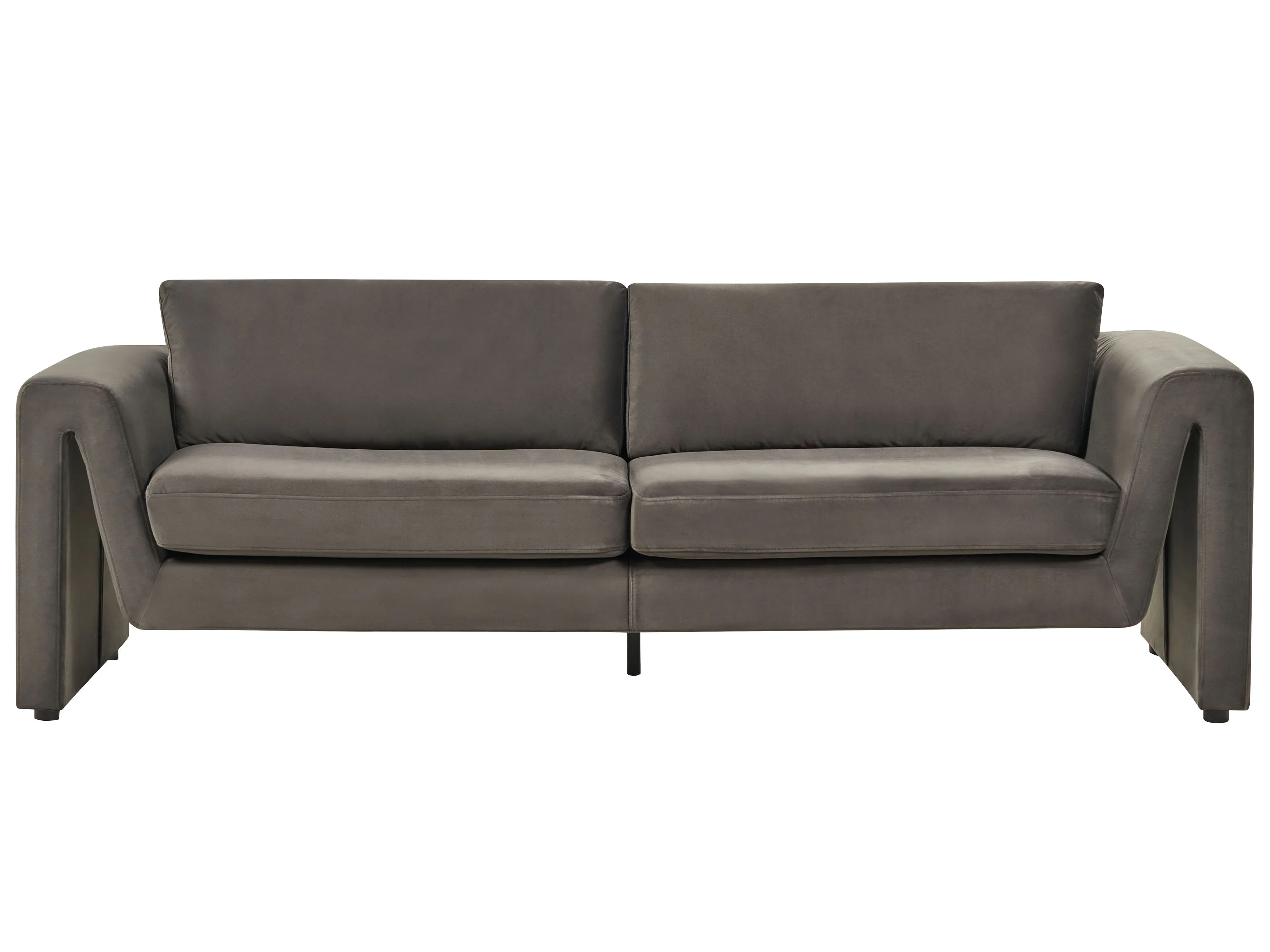Sofa 3 Seater MAUNU Velvet Graphite Grey