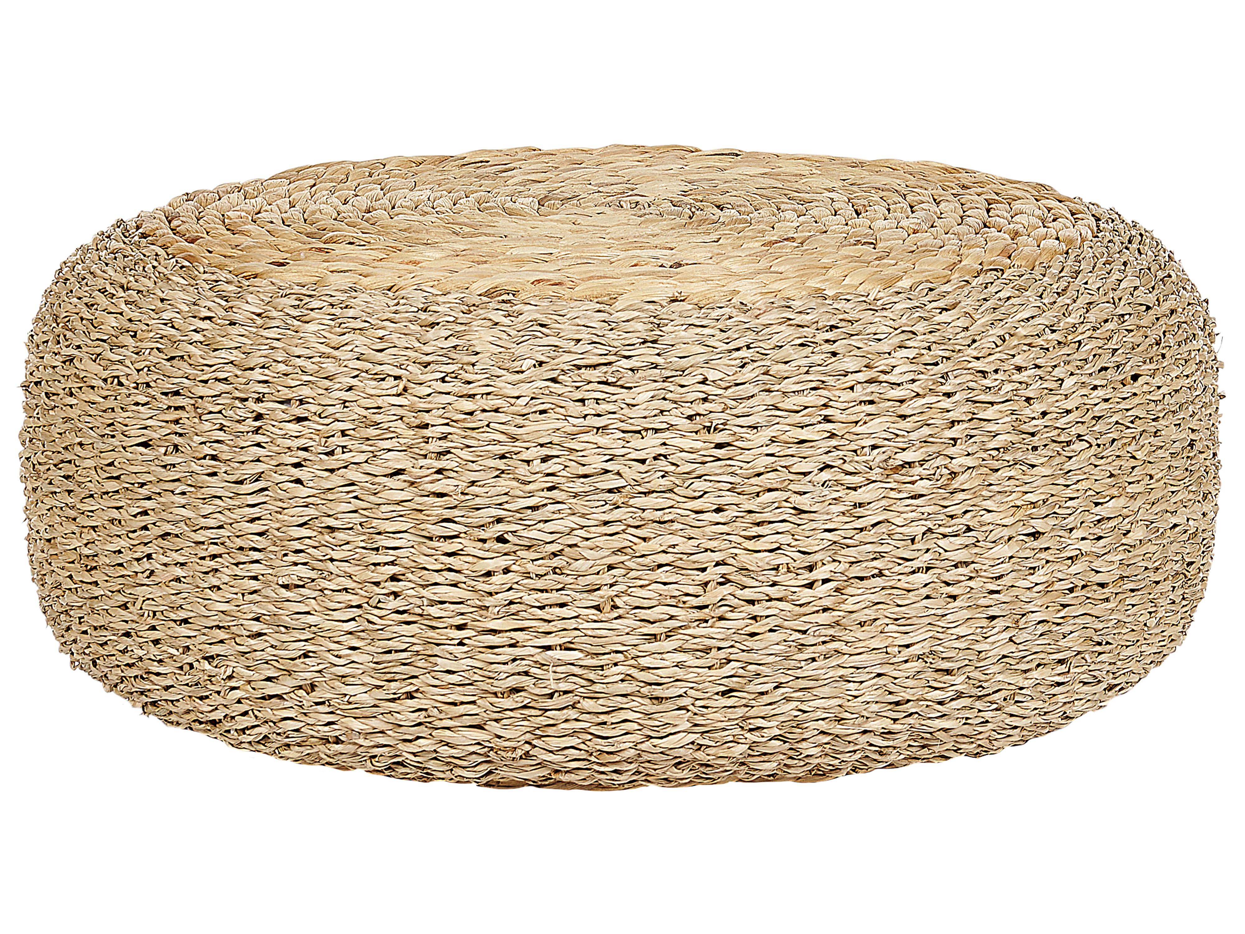 Pouffe BACKAN Water Hyacinth Beige