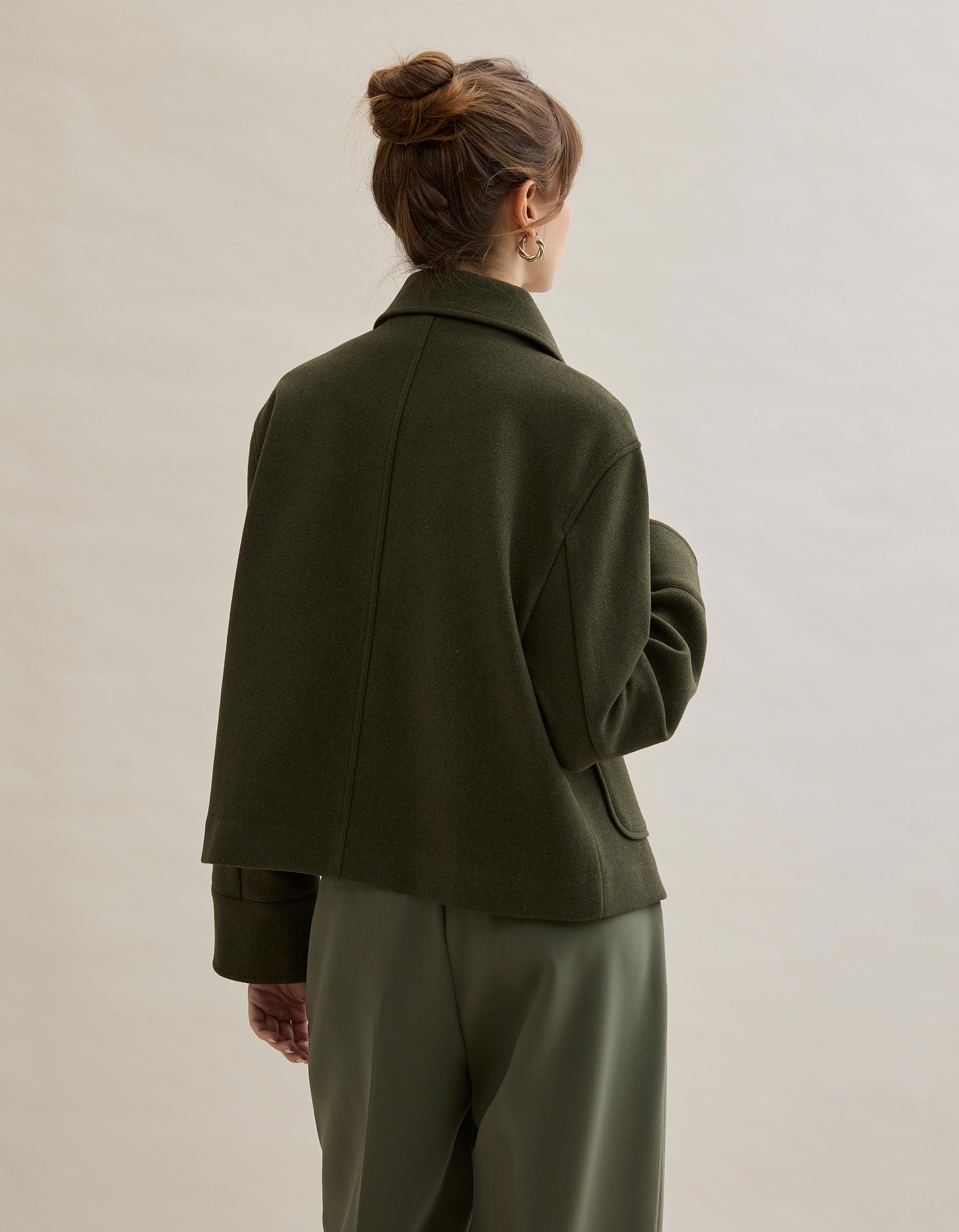 Casaco, Mulher, Verde