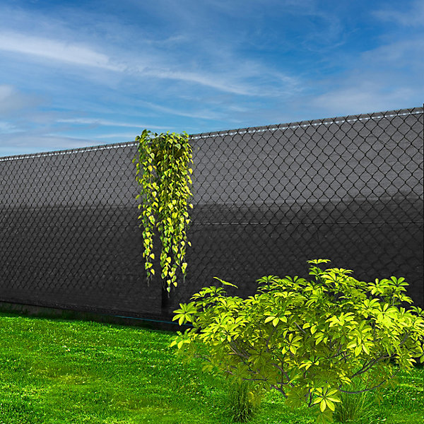 Filet d'ombrage 1,5 x 50 m, 185 g/m², anthracite clair, avec 200 serre câbles