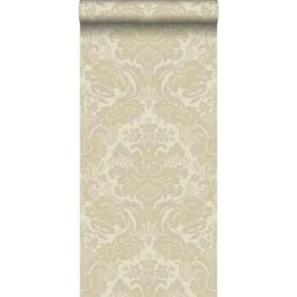 Origin behang - ornamenten - warm beige - 53 cm x 10,05 m