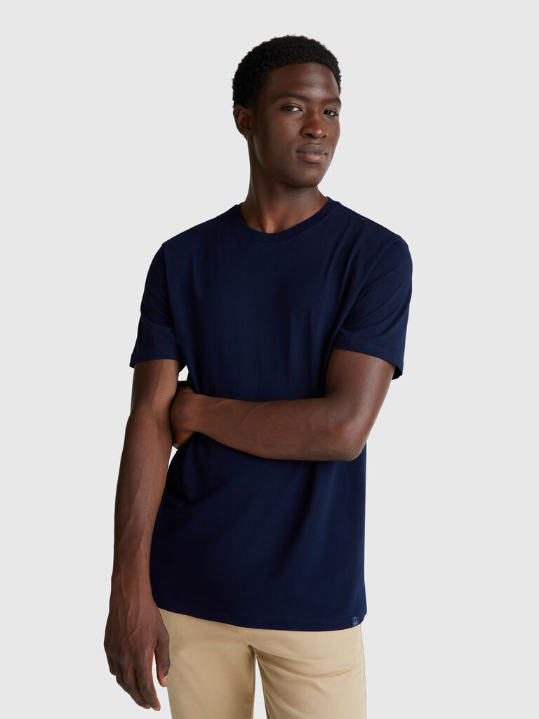 Long fiber cotton t-shirt