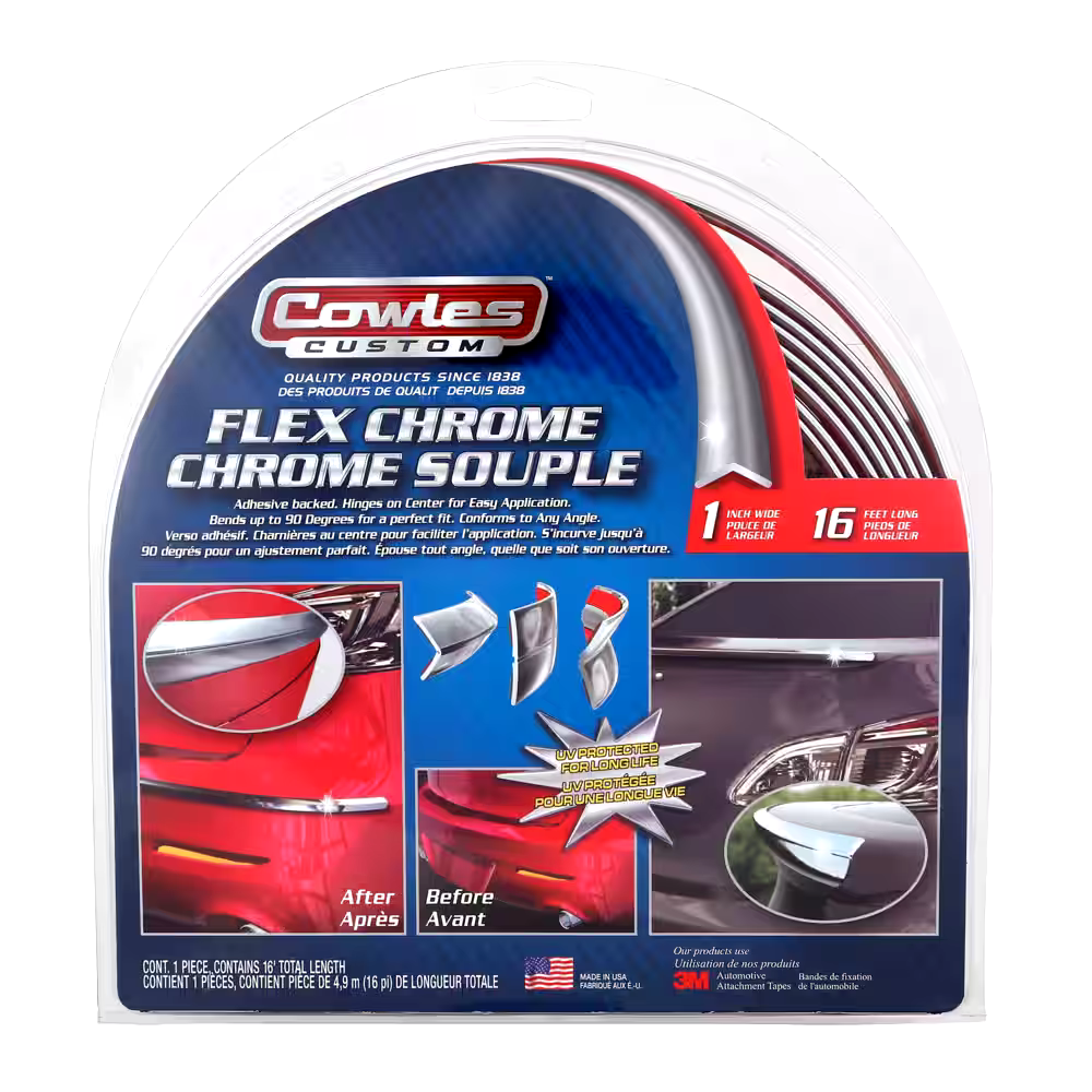 Custom Chrome Flexible Exterior Molding, Bumpers