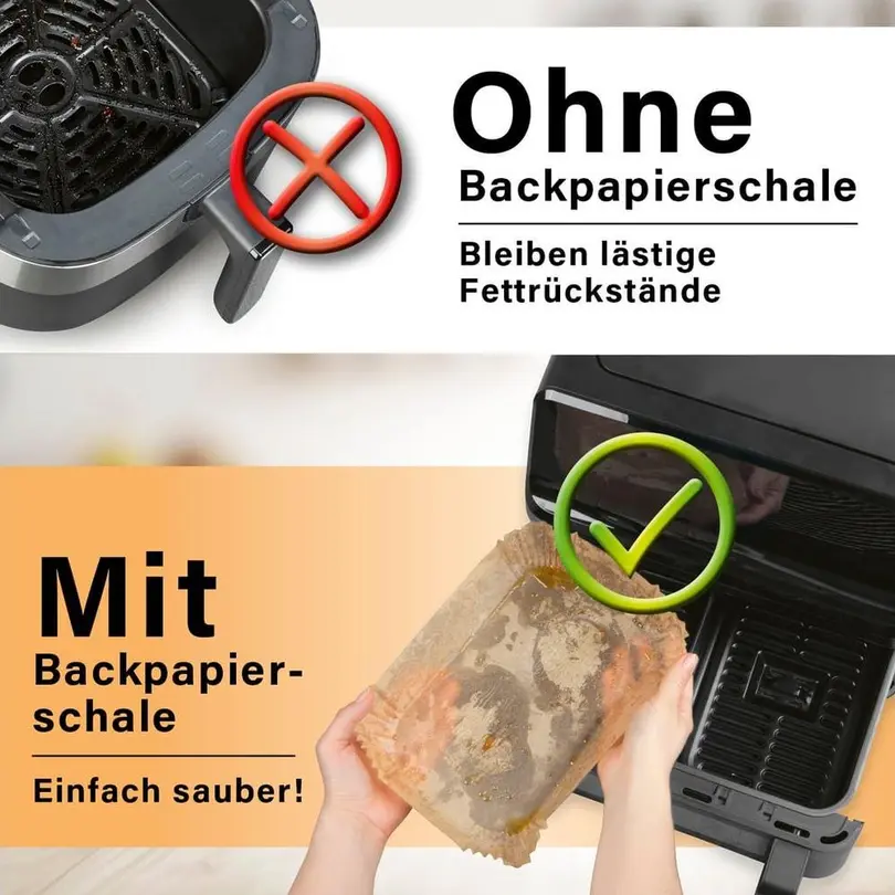 Backpapier 100er-Set Gourmetmaxx