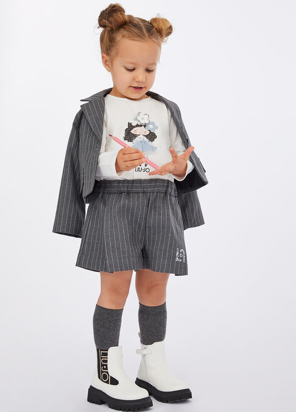 T-shirt in cotone con stampa