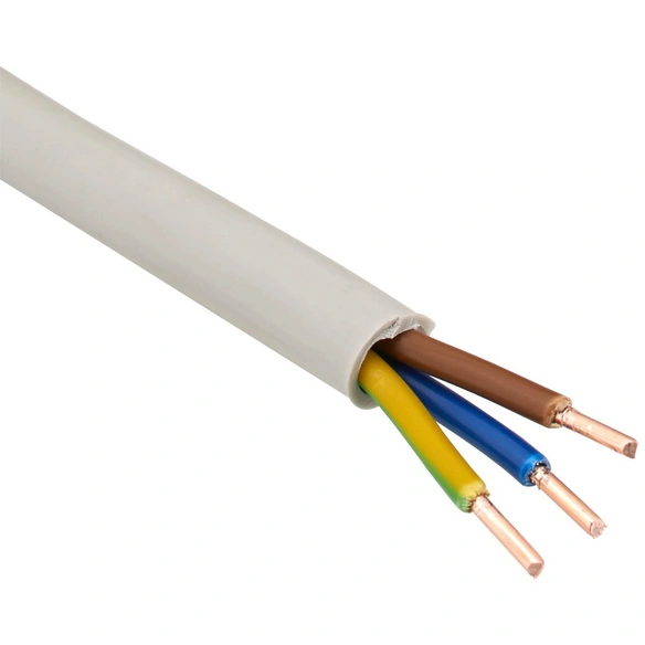 Feuchtraumleitung »NYM«, 2,5 mm², , PVC, grau