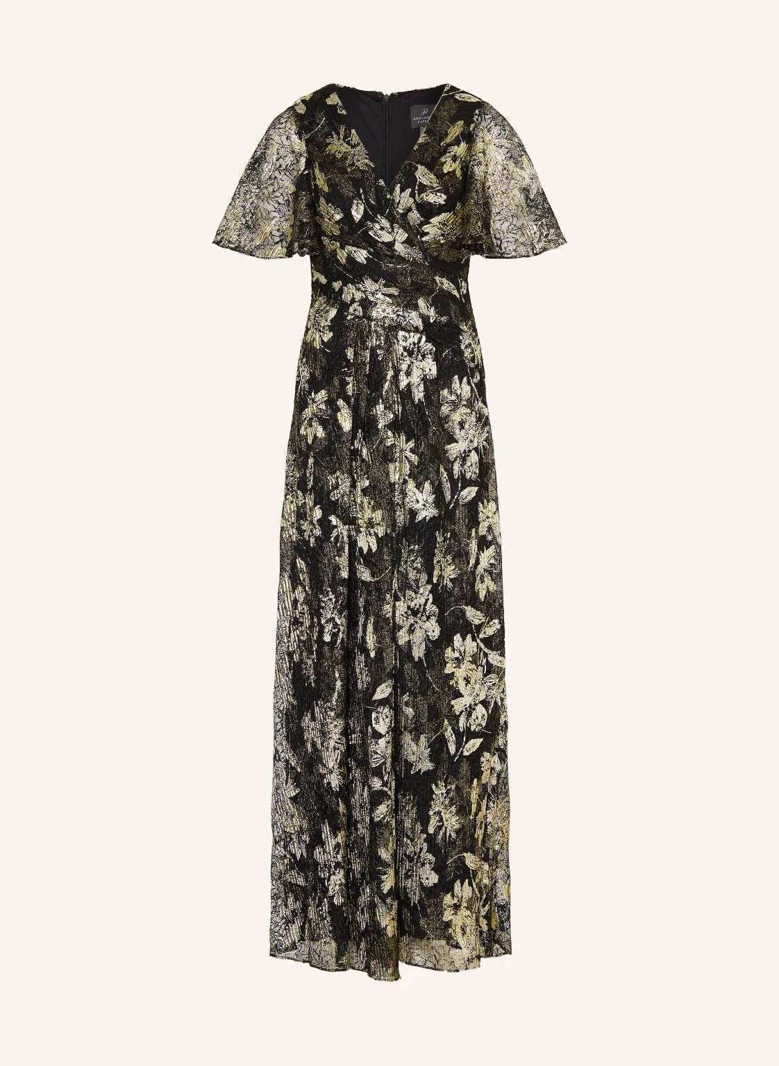 ADRIANNA PAPELL Abendkleid aus Spitze mit Glitzergarn