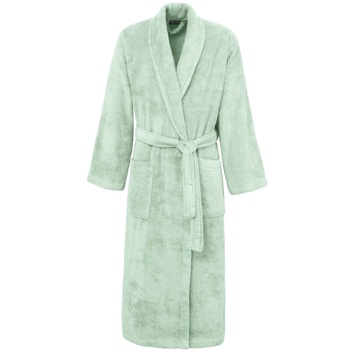 STUDIO - Peignoir mixte col châle 400 gr/m²  menthe XL