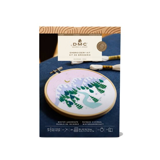 DMC Winter Landscape Embroidery Kit