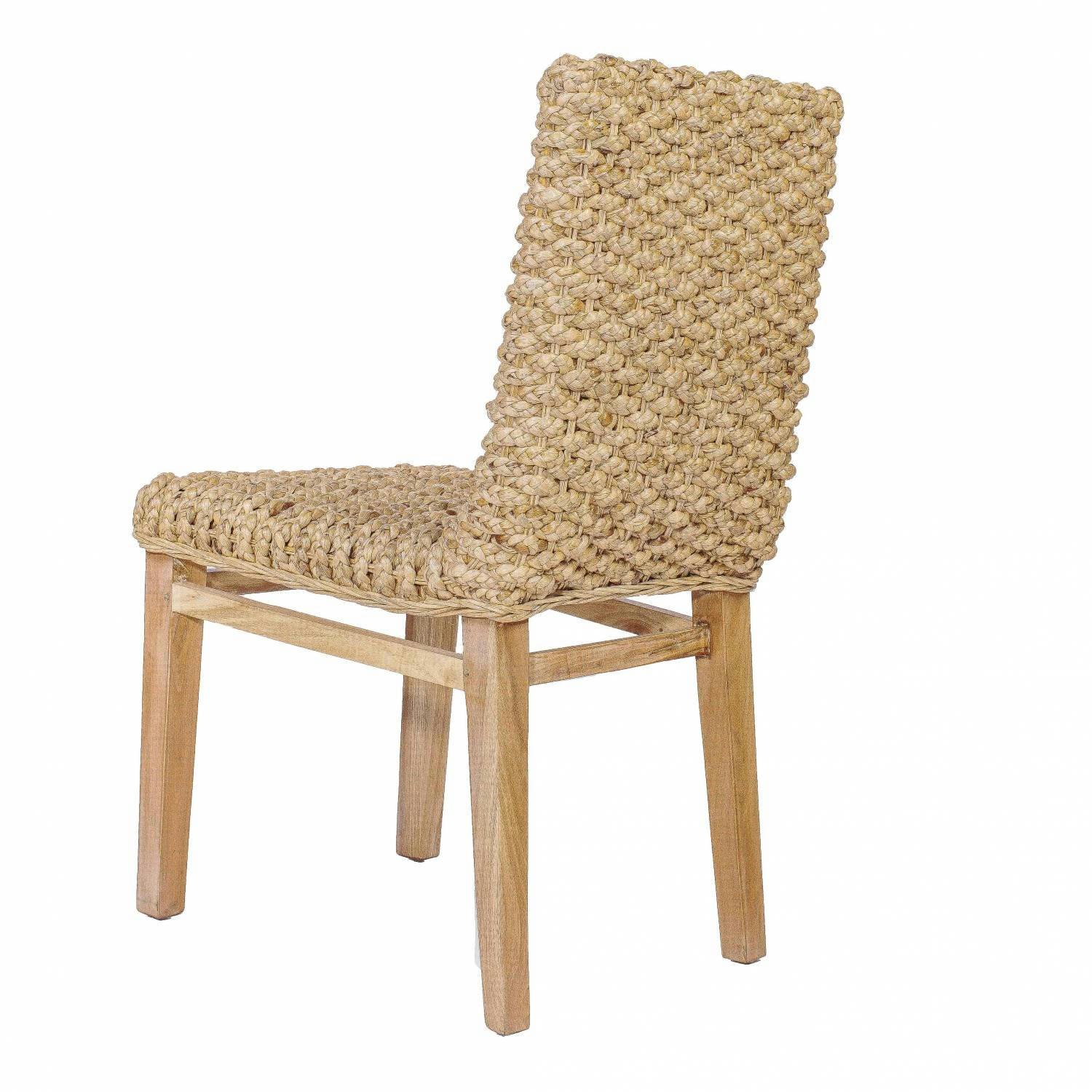 OASIS - Chaise en abaca et teck