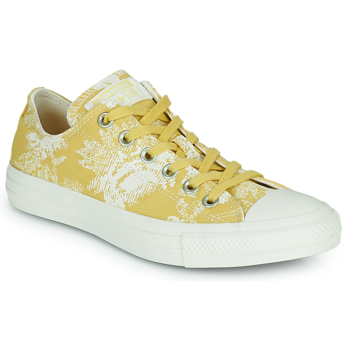 Converse - CHUCK TAYLOR ALL STAR HYBRID FLORAL OX - Yellow / White