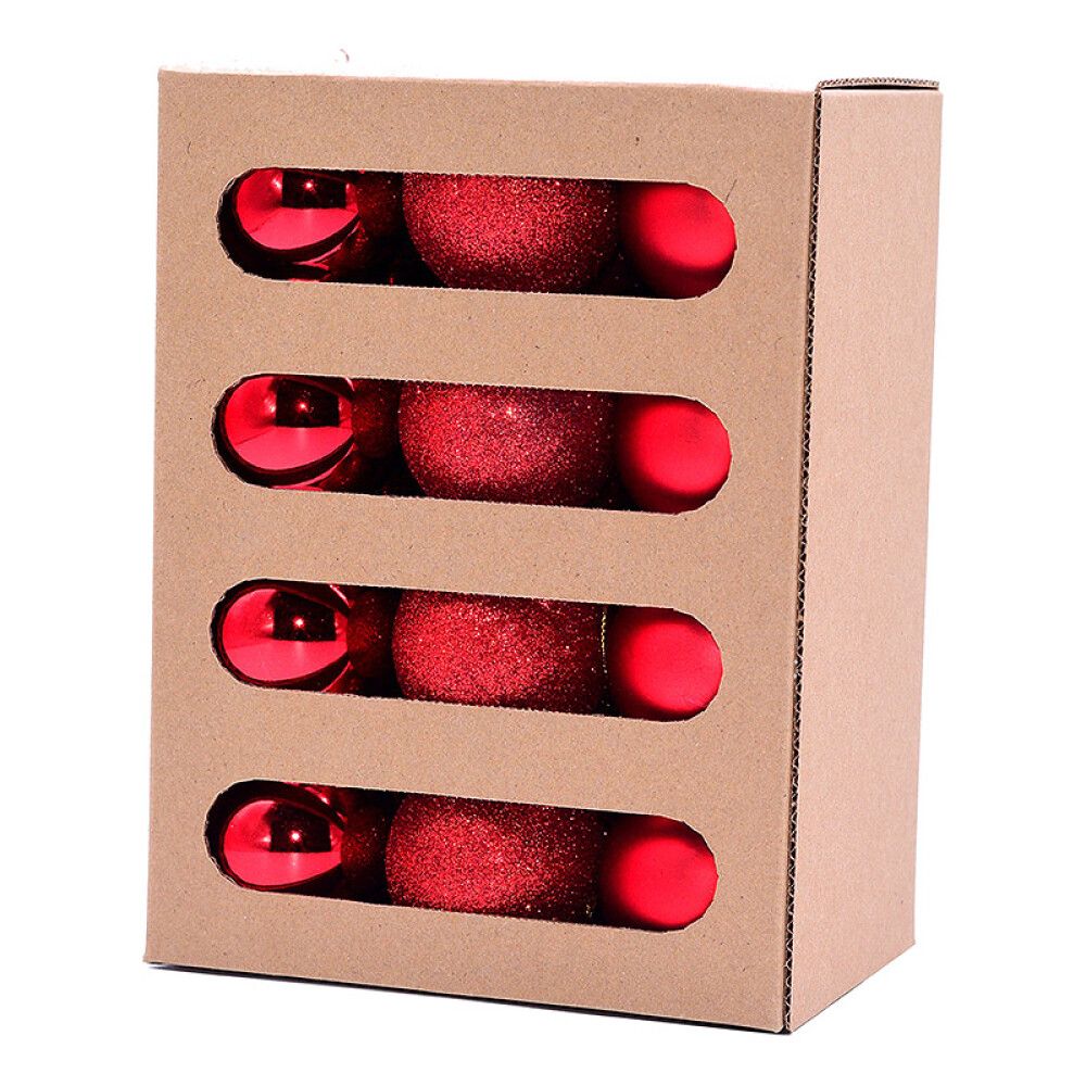 JULEKULER 5CM RØD 24PK