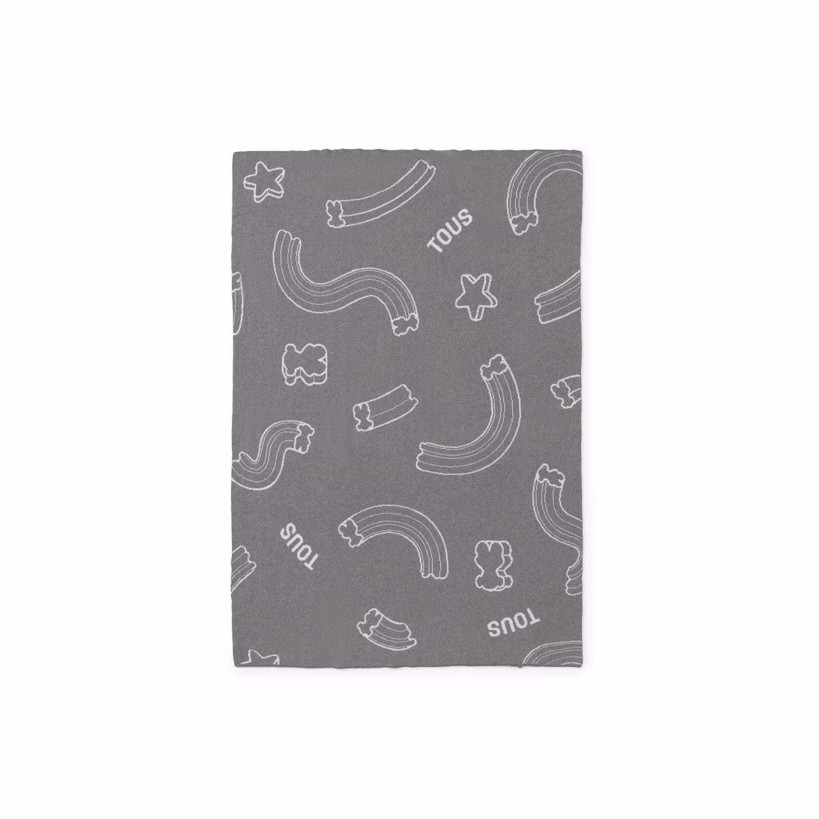 Manta de bebé reversible Nilo gris