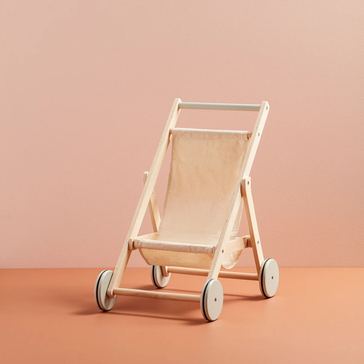 Kids Concept - Puppen-Buggy, beige / natur