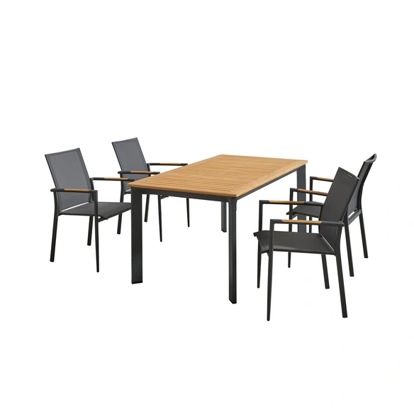 Gartentisch »Unicamo«, Teakholz/Aluminium, BxHxT: 160 x 75 x 90 cm