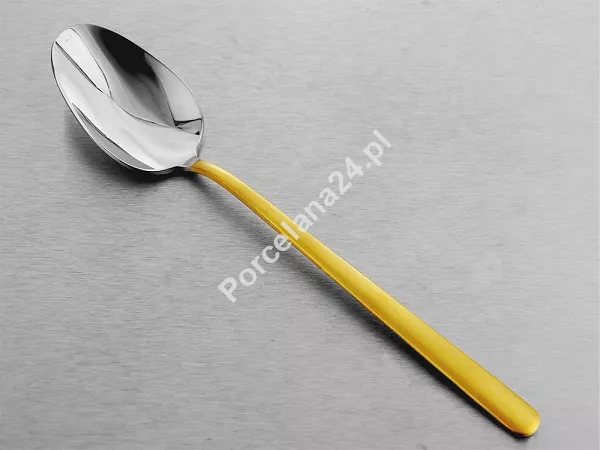 Komplet sztućców 65 cz. na 12 osób Hisar - Bahama Gold Satin (4.0/3.0mm) matowe złoto