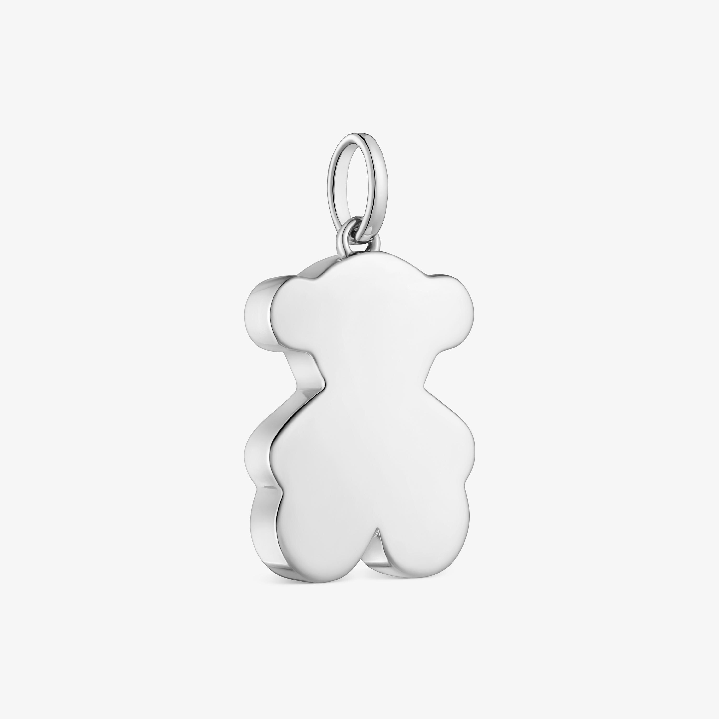 Colgante mediano oso de plata 22 mm Sweet Dolls