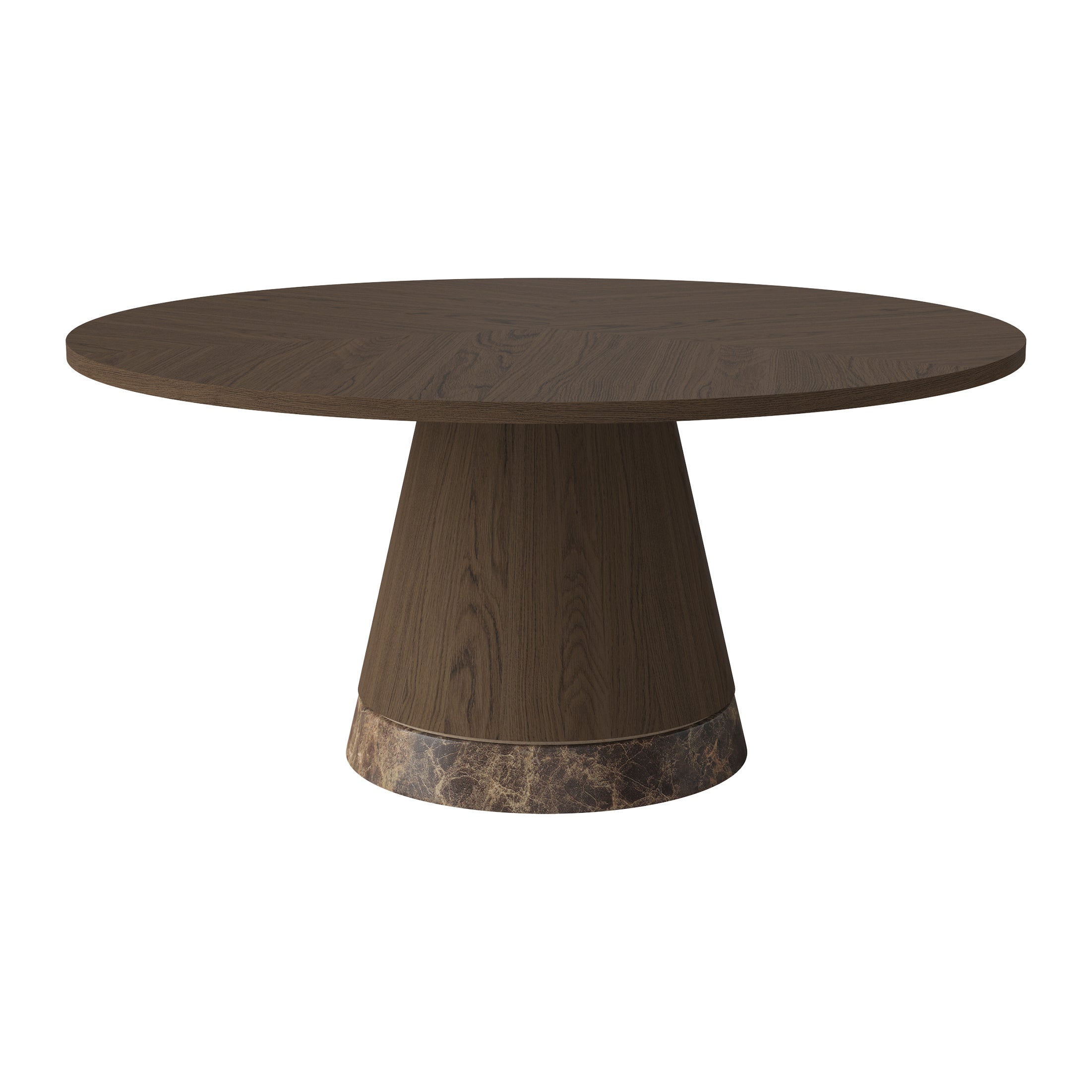 Bolia Piro Salontafel Ø 90 cm - Donker Geolied Hout