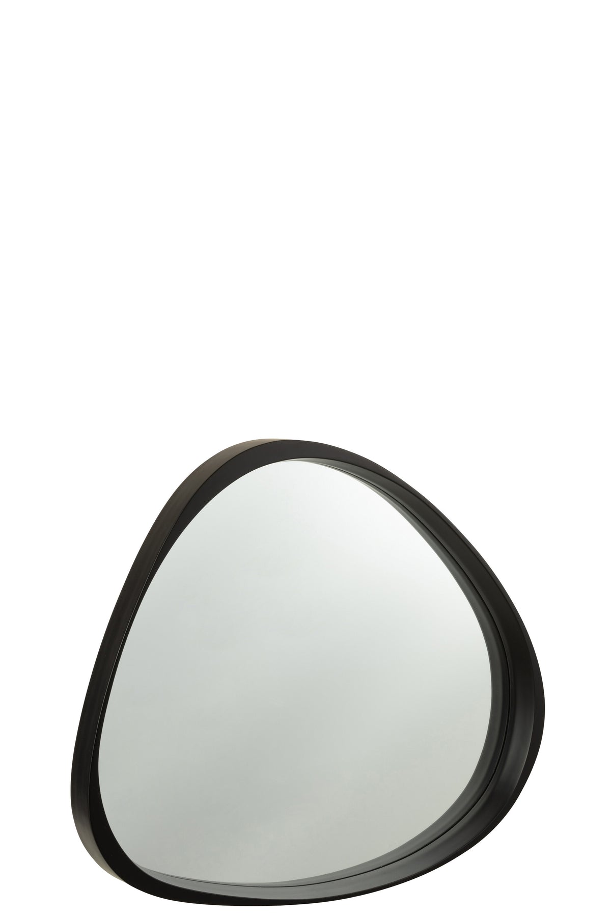 J-Line spiegel Giles - glas - zwart - small - Ø 71 cm