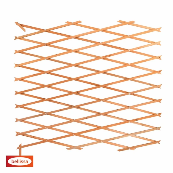 Holzspalier, LxH: 310 x 1,5 cm, Braun