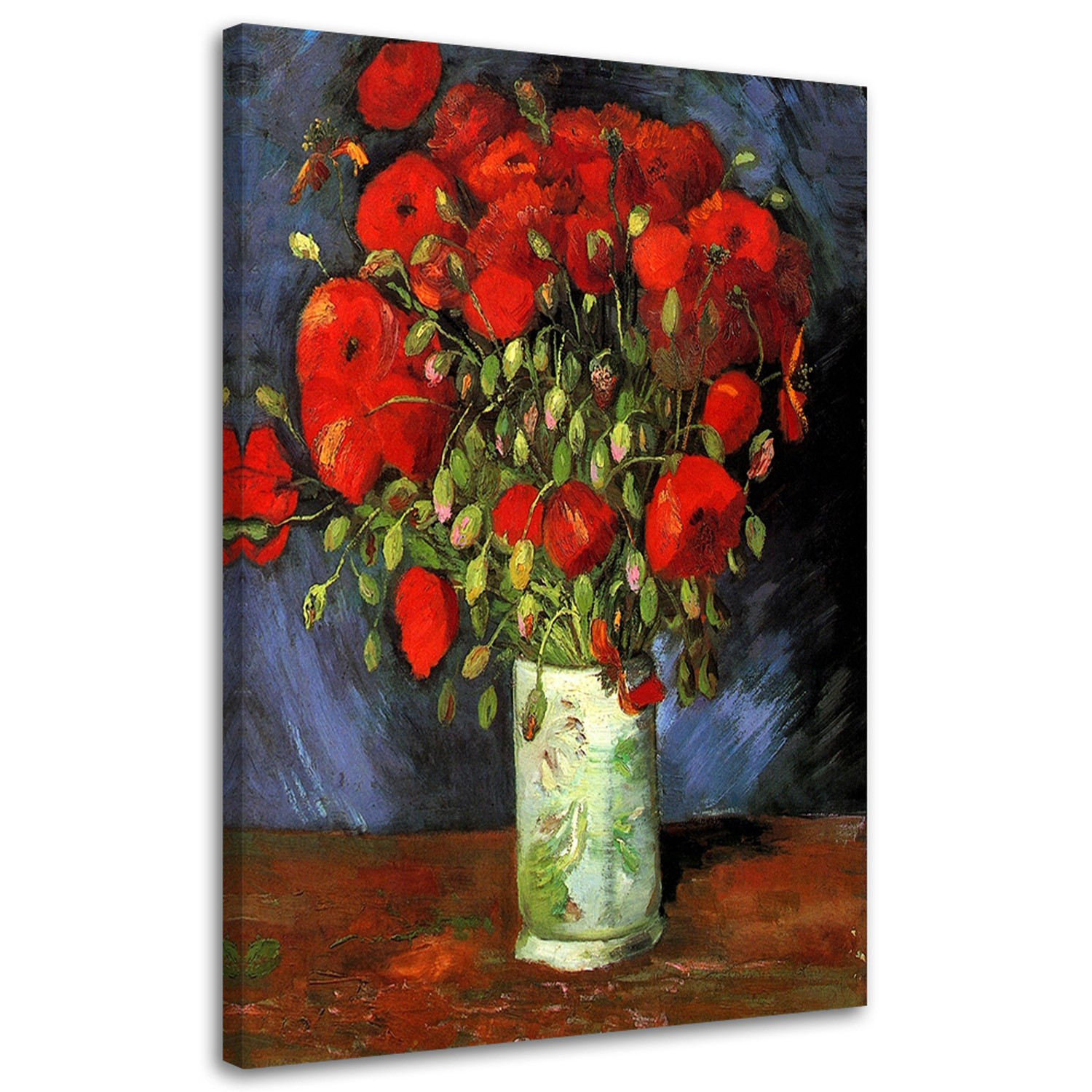 Feeby Obraz Wazon z czerwonymi makami 40x60