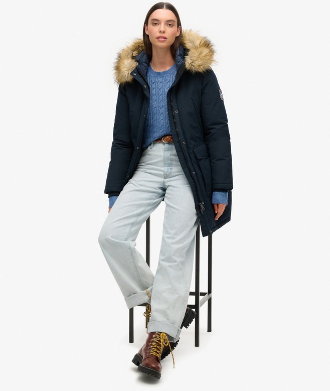 Everest Faux Fur Parka Coat