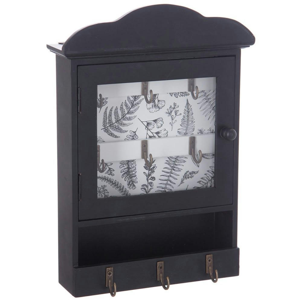 - Boîte à clés beau manoir noir fond blanc