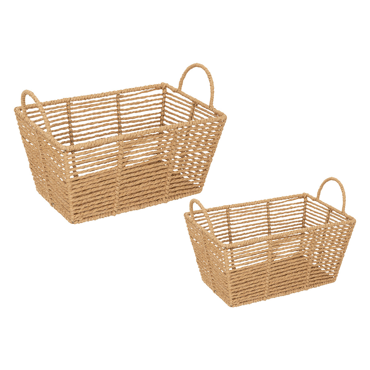 Set of 2 boxes "Eug&egrave;ne" L.30/35 cm