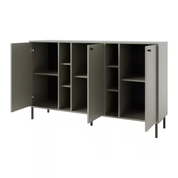 Komoda trzydrzwiowa do salonu Sakai 2 3F T823 Eukaliptus