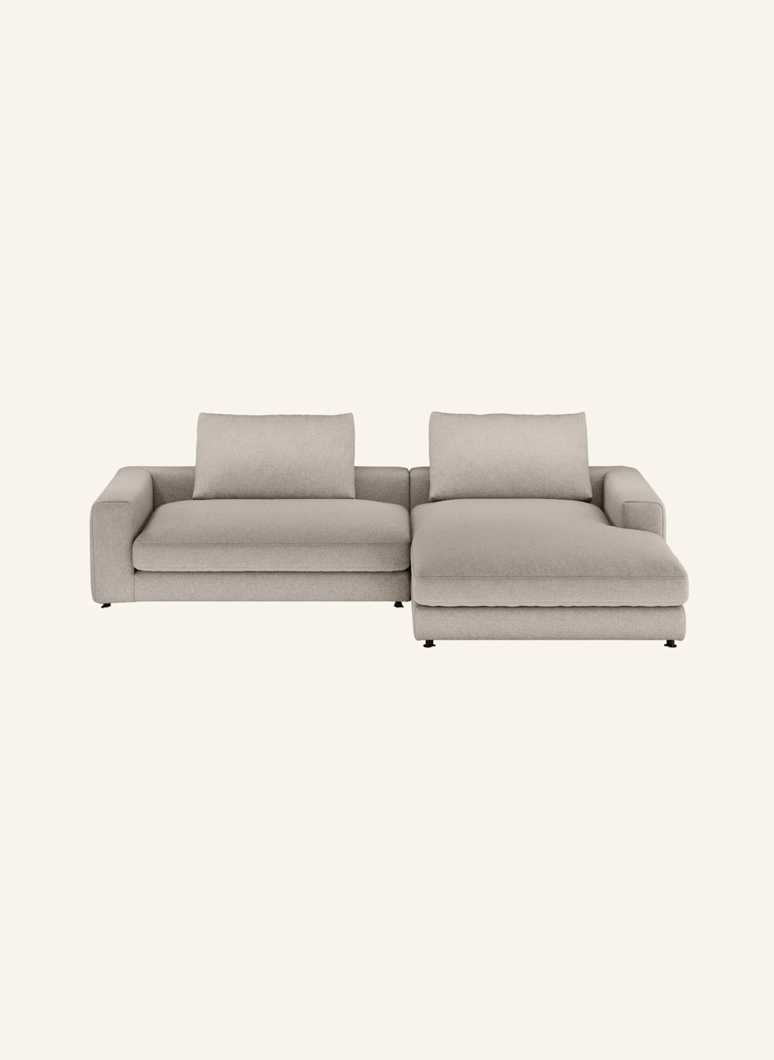 nydo Ecksofa XL MOSLER, rechts, Flachgewebe