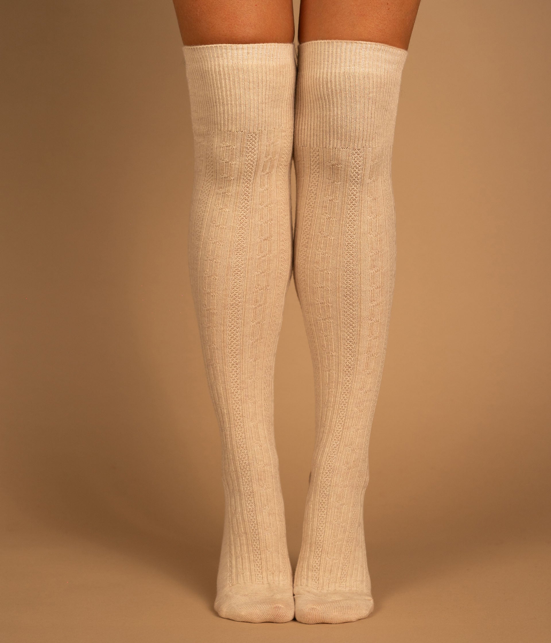 Chaussettes Nelcaz beige