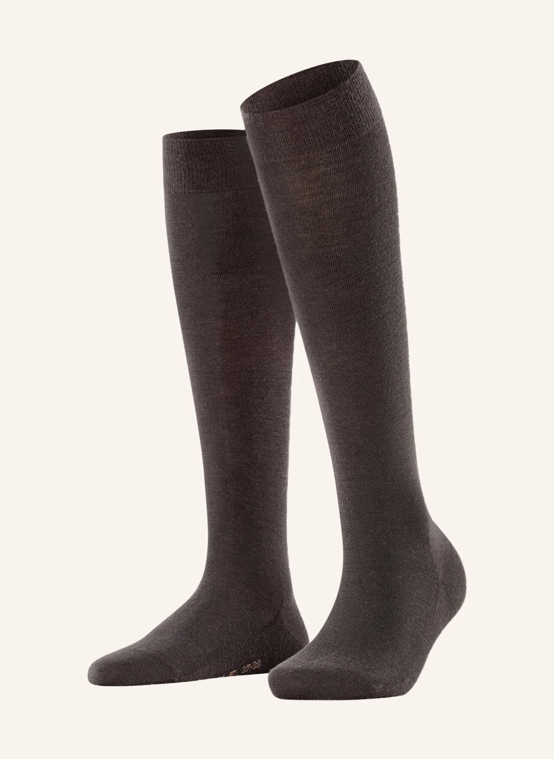 FALKE Kniestrümpfe SOFTMERINO mit Merinowolle